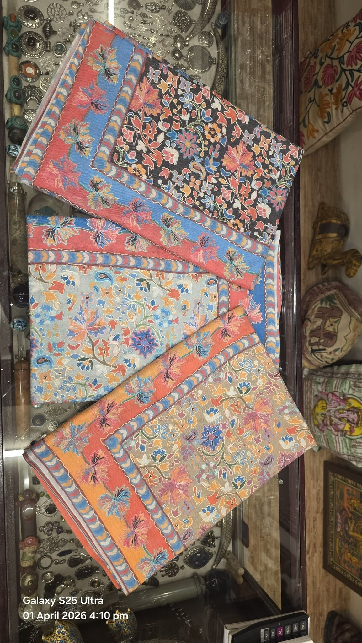 Royal Kashmir Pashmina Scarf (Style 13)